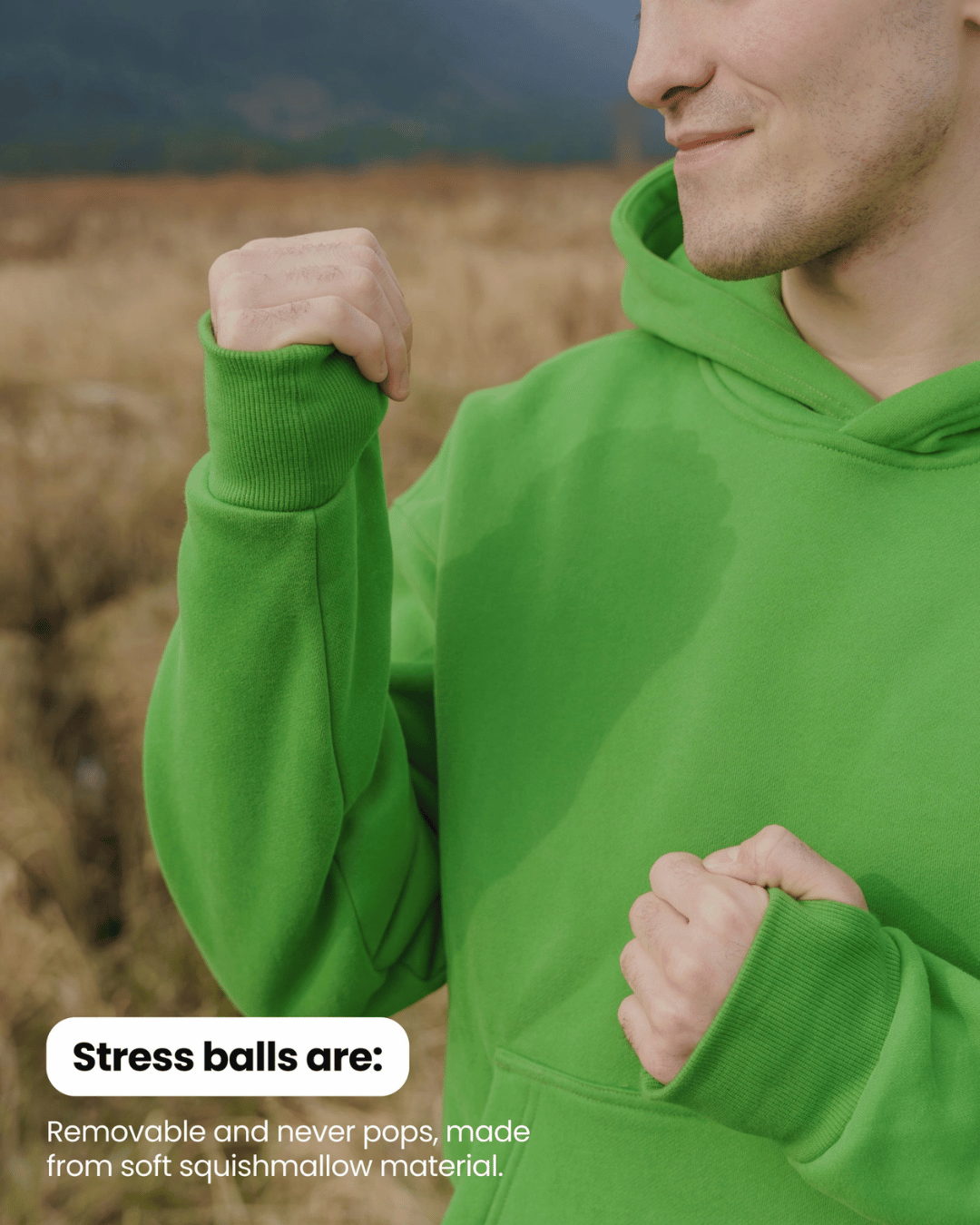Grounding hoodie for ADHD and Anxiety Relief