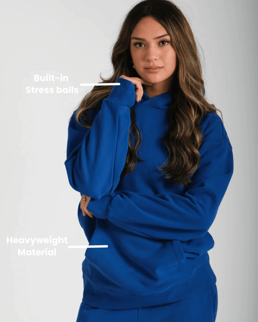 Grounding hoodie for ADHD and Anxiety Relief