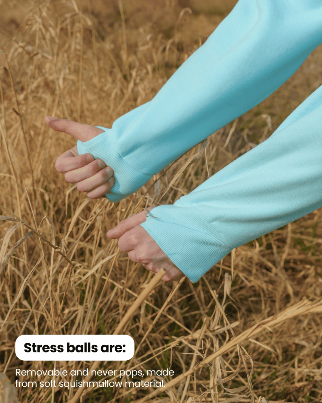Grounding hoodie for ADHD and Anxiety Relief